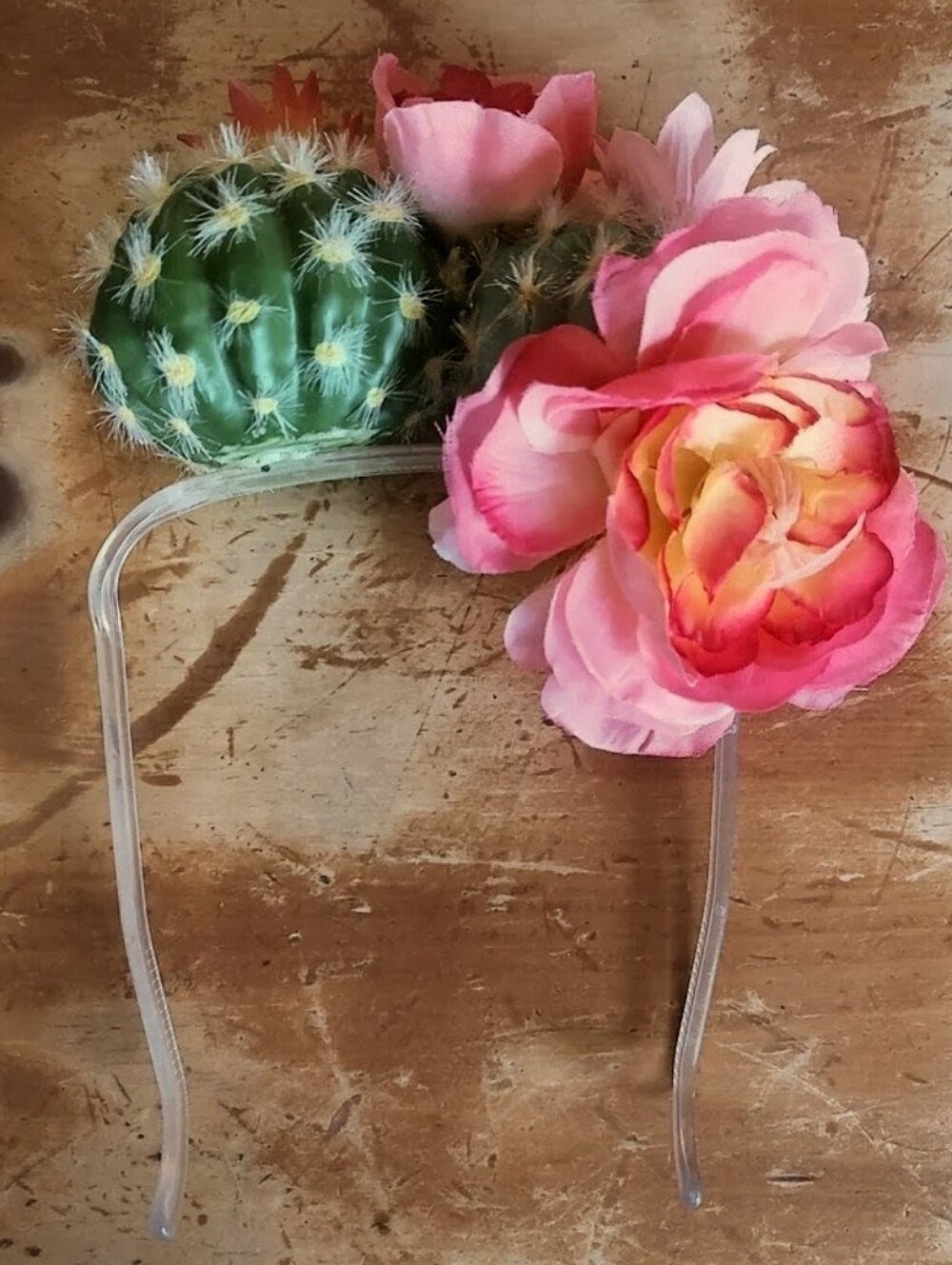Handmade Cactus Headband